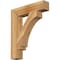 Ekena Millwork Imperial Block Rough Sawn Bracket, Western Red Cedar, 6"W x 30"D x 36"H BKT06X30X36IMP05RWR - alternate 1